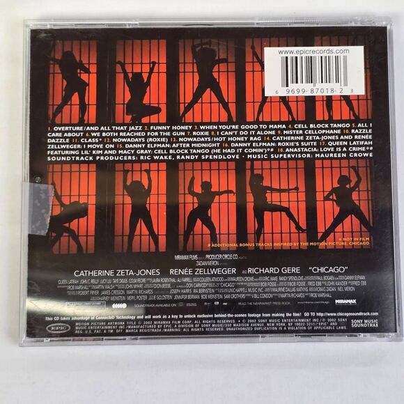Chicago Movie Soundtrack CD Pre-owned - Picture 3 of 3